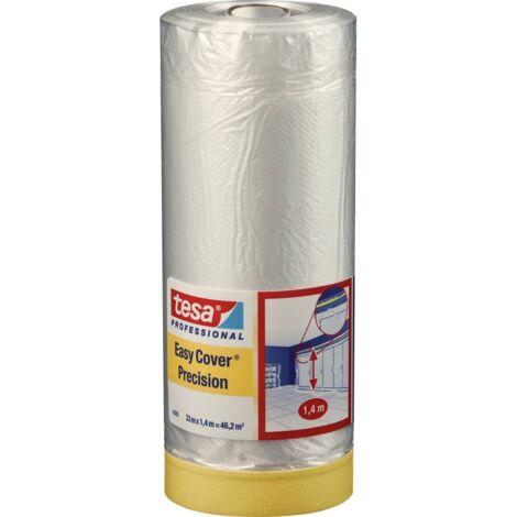 tesa 04365-00001-01 Pellicola di protezione per superfici tesa Easy Cover® 4369 Trasparente (L x L) 14 m x 1.4 m 1 pz.