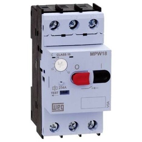 WEG MPW18-3-U001 Interruttore di protezione del motore regolabile 1 A 1 pz. (1/2)