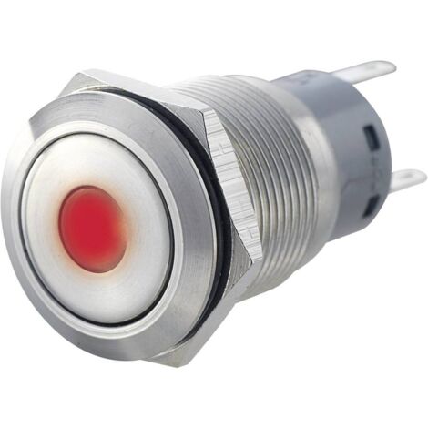 TRU COMPONENTS 701303 LAS1-AGQ11ZD, BL Interruttore antivandalo 250 V/AC 5 A 1 x On / On Permanente Blu IP67 1 pz.