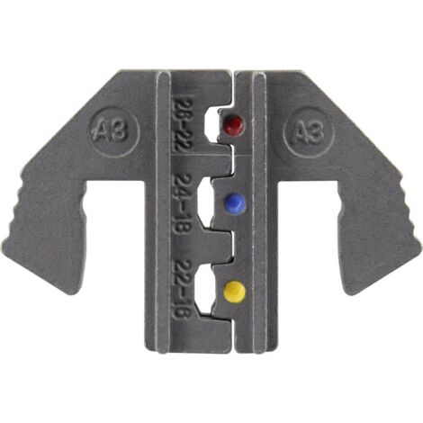 TOOLCRAFT PLE-0A3 Matrici di crimpaggio Capocorda isolato Range di compressione: 0.1 fino a 1.5 mm² Adatto per marchio