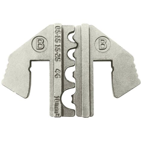 TOOLCRAFT PLE-0B Matrici di crimpaggio Capocorda non isolato Range di compressione: 1.5 fino a 10 mm² Adatto per marchi (1/3)