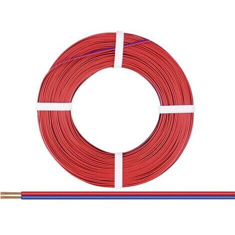 218-02-25 Cavo per cablaggi 2 x 0.14 mm² Rosso, Blu 25 m (1/2)