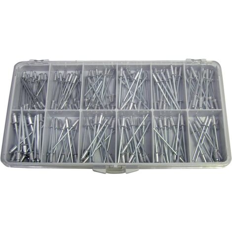 TOOLCRAFT DIN 7337 ALU/STZN Assortimento di rivetti Contenuto 1 KIT (1/2)