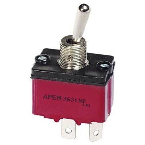APEM 3647NF/2 3647NF/2 Interruttore a levetta 250 V/AC 6 A 2x (On) / Off / (On) Momentaneo / 0 / Momentaneo 1 pz. (1/3)