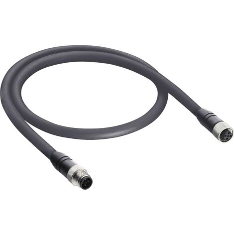 Belden 10965-1 Connettore dati confezionato per sensore o attuatore M12 Spina dritta, Presa dritta 1.00 m Numero di pol (1/2)