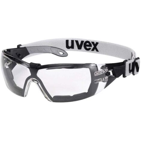 Uvex Pheos Guard occhiali di sicurezza - Supravision Extreme - trasparente/nero-grigio