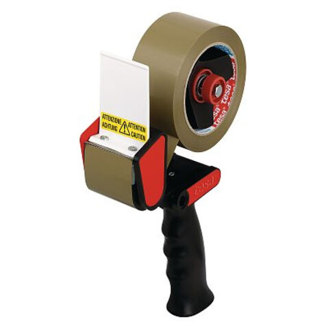 Dispenser per nastro adesivo Tesa Classic nero e rosso robusto