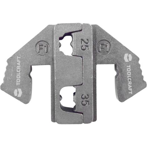 TOOLCRAFT PLE-0F1 Matrici di crimpaggio Boccola Range di compressione: 25 fino a 35 mm² Adatto per marchio (Pinze): TOO