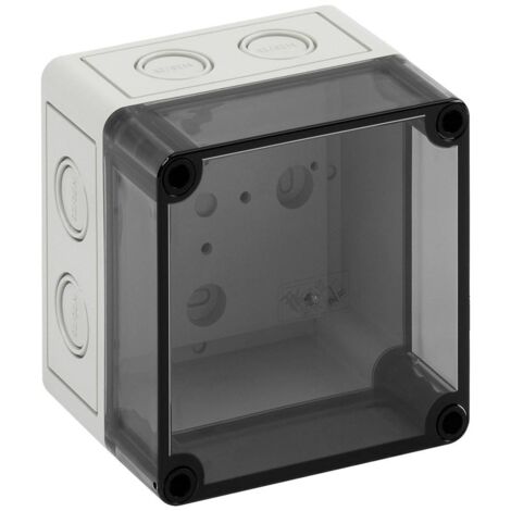 Spelsberg TK PS 1111-9-tm Contenitore da installazione 110 x 110 x 90 Policarbonato, Polistirolo EPS Grigio (RAL 7035) (1/4)