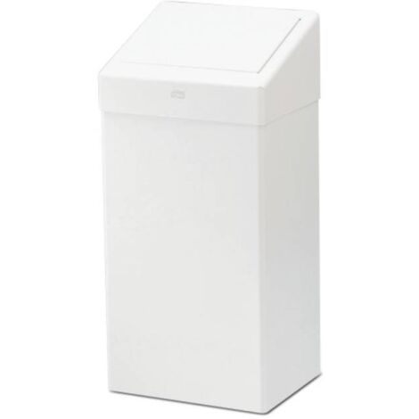 TORK System B1 228000 Bidone della spazzatura 50 l Metallo (L x A x P) 341 x 706 x 258 mm Bianco 1 pz. (1/2)