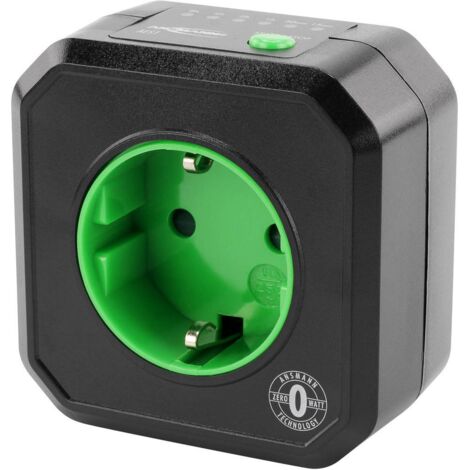Ansmann AES1 presa intelligente nera 2500 W