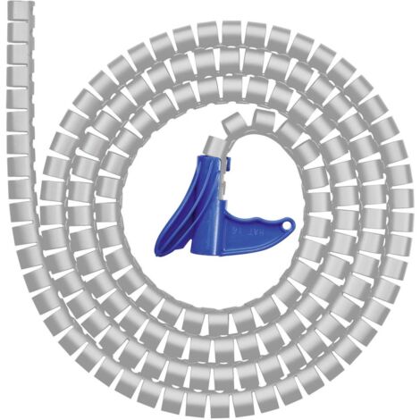 HellermannTyton 161-64205 HWPP-16MM-PP-GY-K1 Guaina per cavi 16 mm (max) Grigio 2 m (1/5)