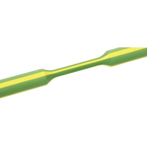 HellermannTyton 319-01207 Termoretraibile senza colla Verde, Giallo 12 mm 4 mm Restringimento:3:1 1 m (1/3)