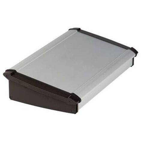Bopla ALU-TOPLINE ATPH 1850-150 Contenitore da banco 150 x 181 x 53 Alluminio, ABS Grigio grafite (RAL 7024), Naturale (1/4)