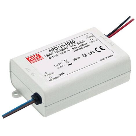 MEAN WELL APC-35-500 Driver per LED Corrente costante 35 W 0.5 A 25 - 70 V/DC non dimmerabile, Protezione sovraccarico (1/2)