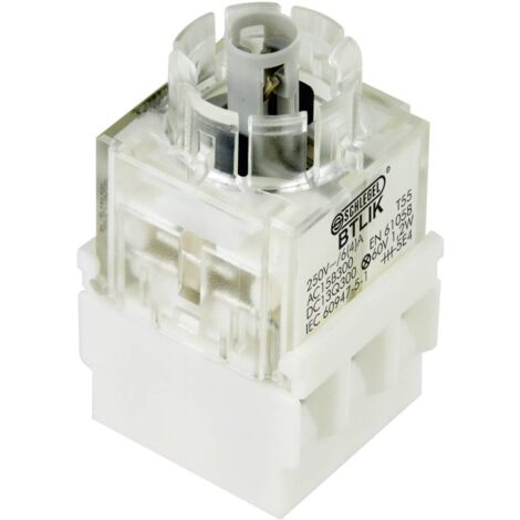 Schlegel BTLI5K Elemento di contatto con portalampada 2 NA Momentaneo 250 V 1 pz. (1/2)
