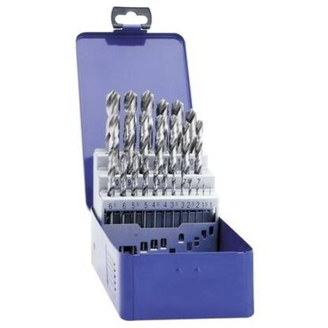 Exact 32004 HSS Kit punte a spirale da metallo 25 parti rettificato DIN 338 Alberino cilindrico 1 KIT (1/3)