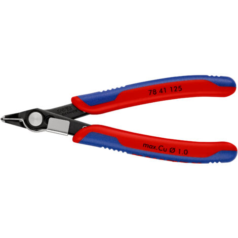 KNIPEX 78 41 125 Electronic Super Knips® con manici multicomponente brunita 125 mm