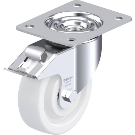 Blickle 412841 LK-SPO 125K-3-FI Ruota girevole con fermi Diametro ruota: 125 mm Capacità di carico (max.): 350 kg 1 pz. (1/3)