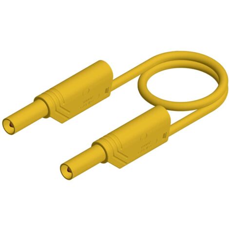 Hirschmann Test & Measurement MLS WS 200/1 ge Puntali di sicurezza Spina a banana 4 mm Spina a banana 4 mm 2.00 m Giall (1/2)