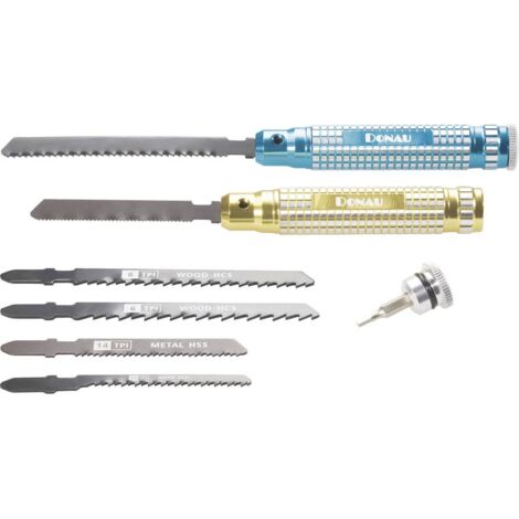Set di Seghe Manuali Donau-elettronica in Alluminio 8 pezzi