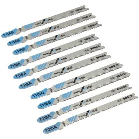 Bosch Set di Lame per Seghetto Alternativo, Nero, Size