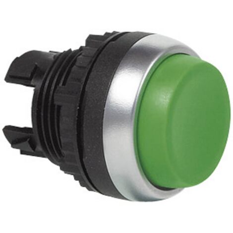 BACO L21CA02 Pulsante Anello frontale in plastica, cromato Verde 1 pz. (1/2)