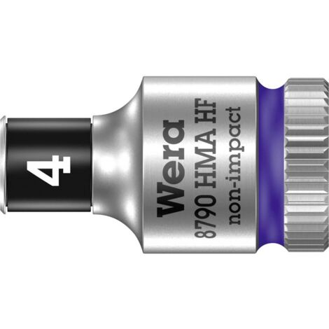WERA 8790 HMA HF Set di chiavi a bussola 1/4” esagonale apertura 4 mm lunghezza 23 mm (1/5)