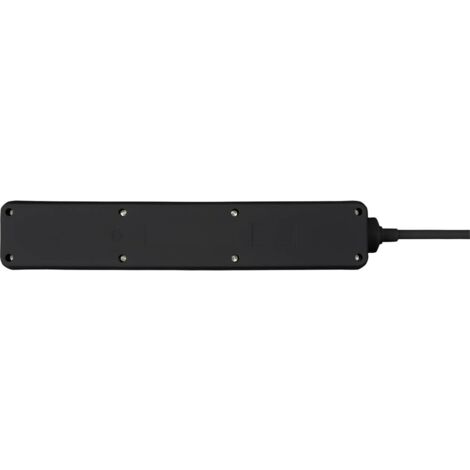 Sygonix SY-4890992 Multipresa Nero Schuko 1 pz.