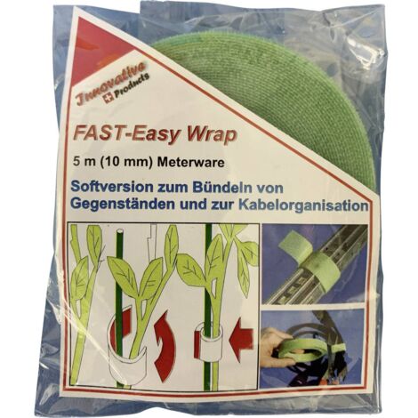 FASTECH® 701-322-Bag Nastro a strappo per piante e giardino Lato morbido e lato rigido (L x L) 5000 mm x 10 mm Verde 5 (1/4)