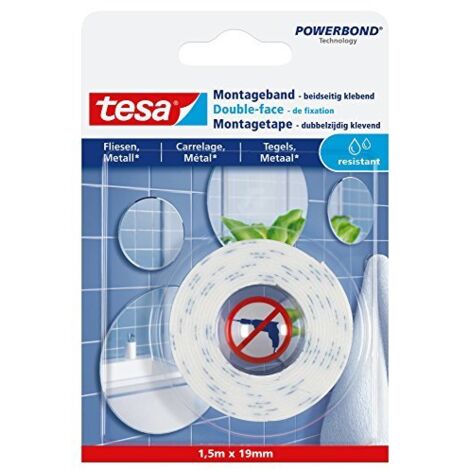 Nastro Biadesivo Tesa Powerbond 1,5m X 19mm - Per Piastrelle, Metallo E Superfici Lisce - Foto 7