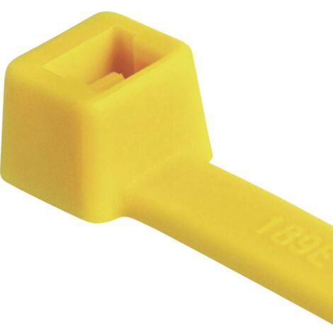 HellermannTyton 116 08014 T80R N66 YE C1 Fascetta per cavi 210 mm 4.60 mm Giallo 100 pz