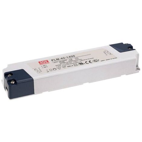 Mean Well PLM-25-350 Driver per LED Corrente costante 25 W 0.35 A 42 - 72 V/DC adatto per mobili, Protezione sovraccari
