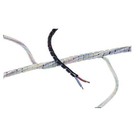 HellermannTyton 161-41104 SBPE4D-PE-BK-5M Guaina spiralata 5 fino a 20 mm Nero 5 m