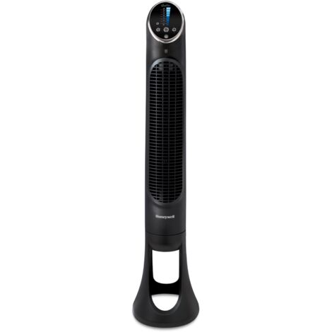 Ventilatore a torre Honeywell QuietSet (8 impostazioni di velocità, rotazione a 80°, timer, telecomando a distanza, funzioni di regolazione dell'intensità) HYF290