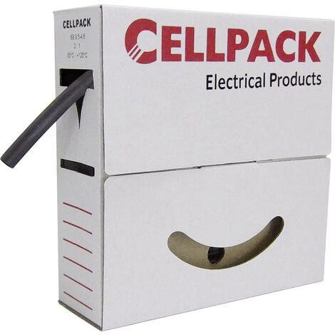CellPack 144450 Termoretraibile senza colla Marrone 12.70 mm 6.40 mm Restringimento:2:1 8 m (1/2)
