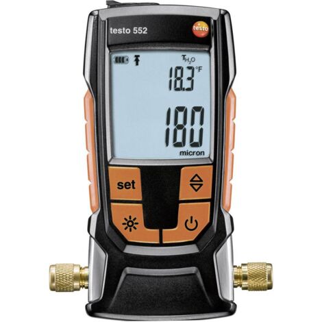 Testo 552 manometro digitale nero ad alta precisione
