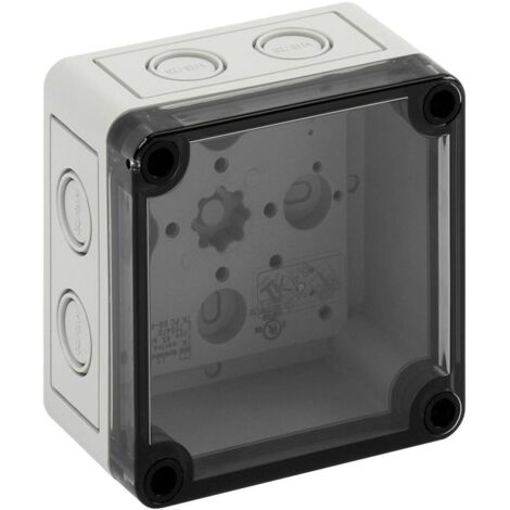 Spelsberg TK PS 99-6-tm Contenitore da installazione 94 x 94 x 57 Policarbonato, Polistirolo EPS Grigio (RAL 7035) 1 pz (1/4)