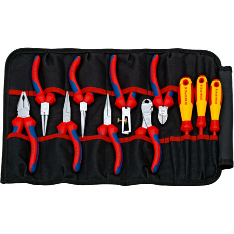 KNIPEX 00 19 41 Borsa portautensili avvolgibile 11 pezzi 290 mm