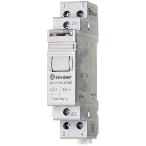Relè a impulso Guida DIN Finder 20.22.8.230.4000 2 NA 230 V/AC 16 A 4000 VA 1 pz. (1/4)