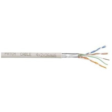 CAT 5e cavo patch, SF/UTP, bianco, 5 m | Grossista di