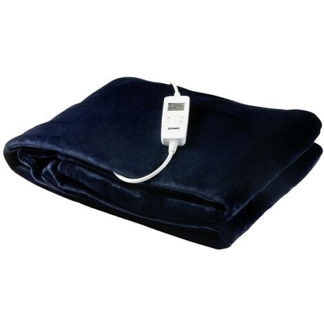 DOMO DO637ED Coperta elettrica riscaldante 160 W Blu scuro