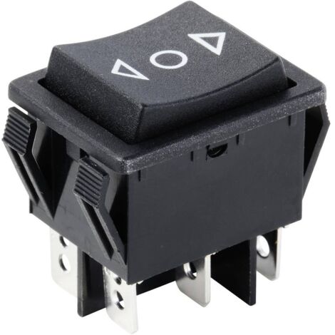 Interruttore A Bilanciere Da Incasso 2 Poli 16A 250V Illuminato Rosso - Con Contatti A Vite
