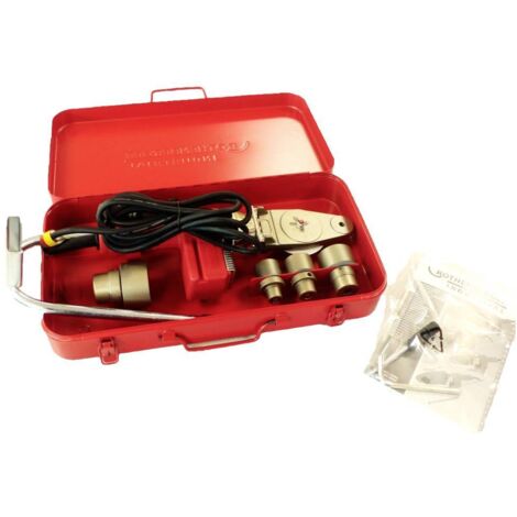 ROTHENBERGER Industrial Muffenschweißgerät als 10 teiliges Set im Transportkoffer - 650 Watt Arbeitstemperatur: 260°C - 36051