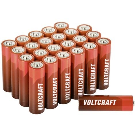 VOLTCRAFT Industrial LR6 Batteria Stilo (AA) Alcalina/manganese 3000 mAh  1.5 V 24 pz.