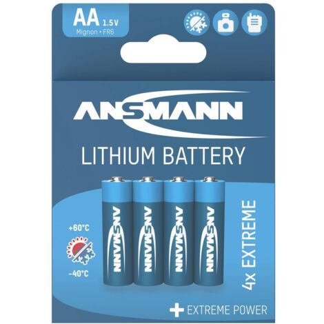 Ansmann Extreme Batteria Stilo (AA) Litio 2850 mAh 1.5 V 4 pz. (1/5)