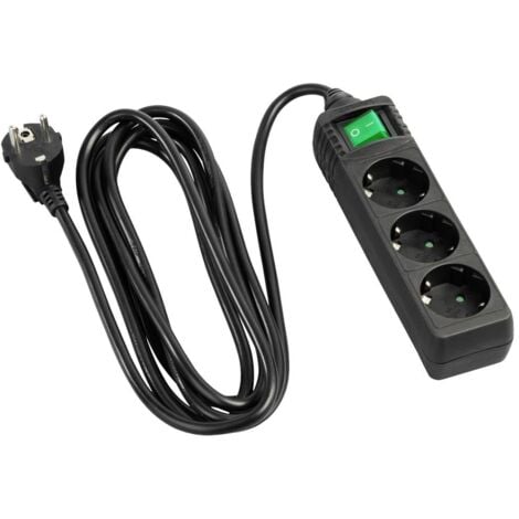 Electraline 62571 Multipresa a Scomparsa per Scrivania/Tavolo Presa a  incasso 3 Prese Schuko + 2 USB 3.1A (1 tipo A + 1 tipo C compatibile con  ultime tecnologie) 15.5W, Diametro 120 mm, Cavo 2M