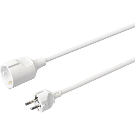 Sygonix SY-4872634 Alimentazione Prolunga 16 A Bianco 3.00 m H05VV-F 3G 1,5 mm² (1/3)