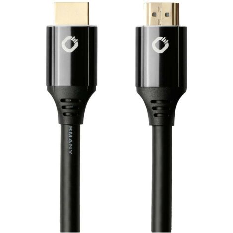 Oehlbach HDMI Cavo Spina HDMI-A, Spina HDMI-A 5.00 m Nero D1C92496 UHD 8K,, contatti connettore dorati Cavo HDMI (1/5)