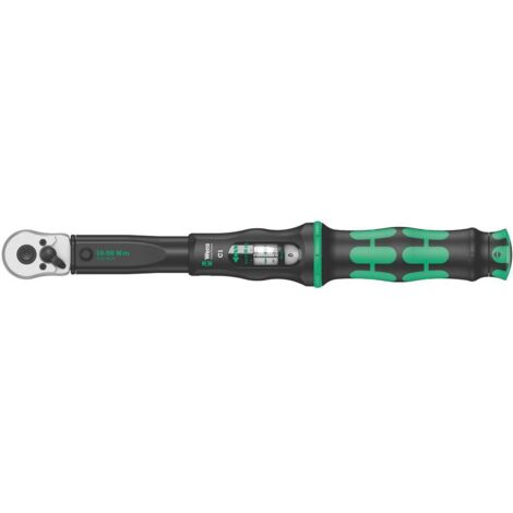 Wera Click-Torque C 1 05075620001 Chiave dinamometrica con cricchetto reversibile 1/2 (12.5 mm) 10 - 50 Nm